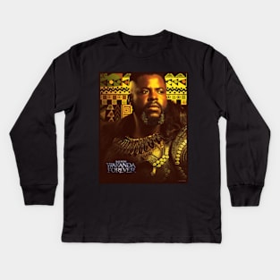 Wakanda Forever Kids Long Sleeve T-Shirt